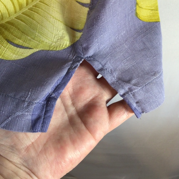 Tommy Bahama Men Hawaiian camp Shirt XL 100% silk short sleeve tropical vacation - Picture 10 of 11